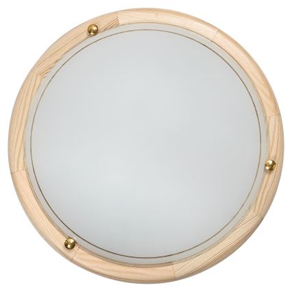 Brilagi - Stropné svietidlo ORBIS 2xE27/60W/230V pr. 38 cm borovica