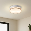 Brilagi - Stropné svietidlo ORINO 2xE27/40W/230V pr. 27 cm biela/dub