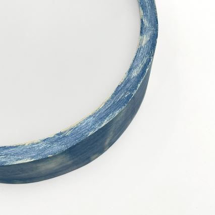 Brilagi - Stropné svietidlo PINO 1xE27/15W/230V borovica/modrá pr. 27,5 cm