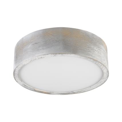 Brilagi - Stropné svietidlo PINO 1xE27/15W/230V borovica/strieborná pr. 27,5 cm