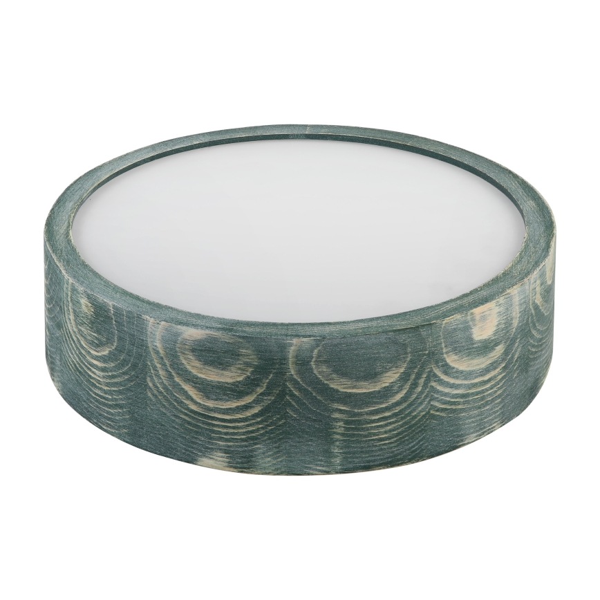 Brilagi - Stropné svietidlo PINO 1xE27/15W/230V borovica/zelená pr. 27,5 cm