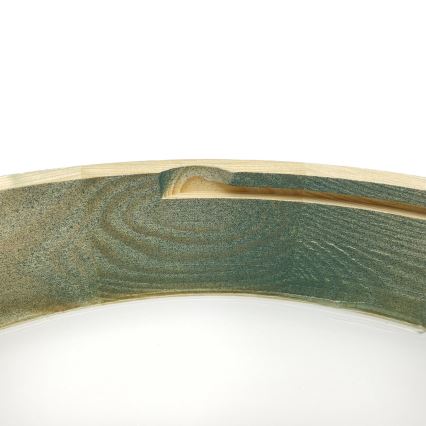 Brilagi - Stropné svietidlo PINO 1xE27/15W/230V borovica/zelená pr. 27,5 cm