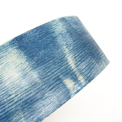 Brilagi - Stropné svietidlo PINO 2xE27/15W/230V borovica/modrá priemer 37,5 cm