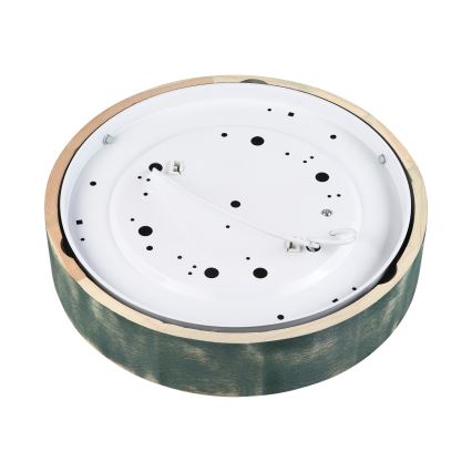 Brilagi - Stropné svietidlo PINO 2xE27/15W/230V borovica/zelená priemer 37,5 cm