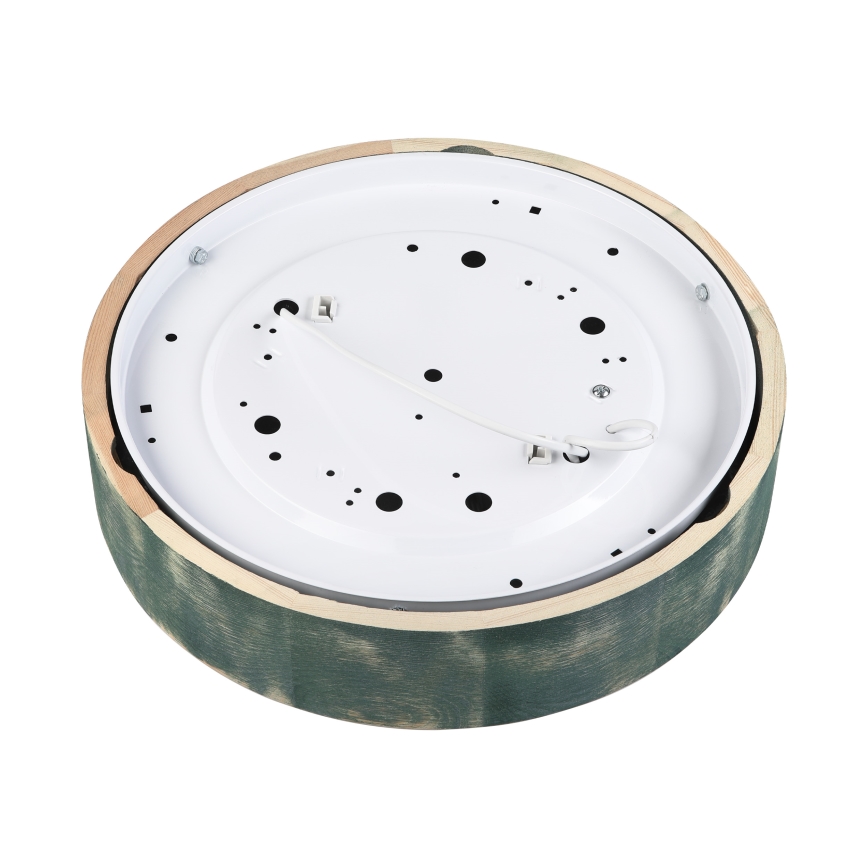 Brilagi - Stropné svietidlo PINO 2xE27/15W/230V borovica/zelená priemer 37,5 cm