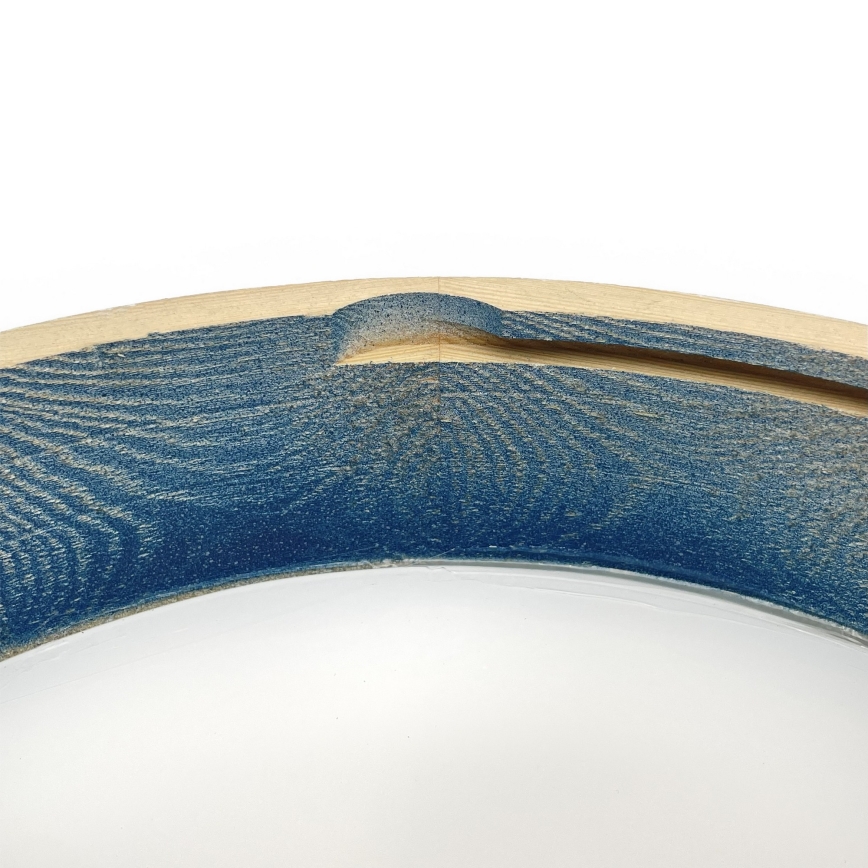 Brilagi - Stropné svietidlo PINO 3xE27/15W/230V borovica/modrá pr. 47,5 cm