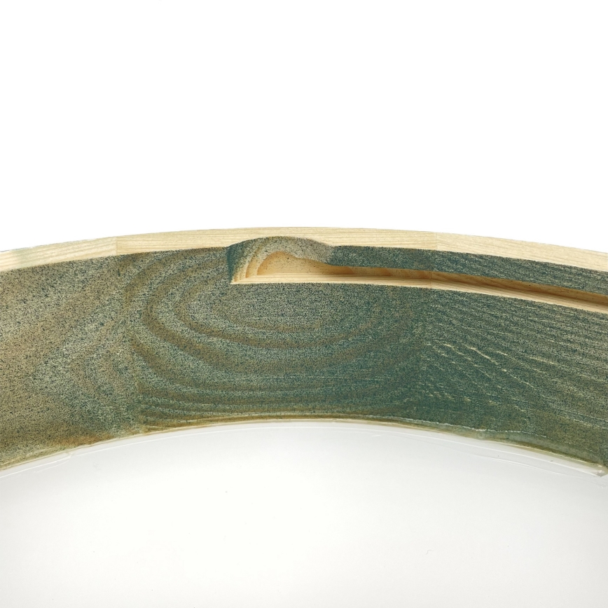 Brilagi - Stropné svietidlo PINO 3xE27/15W/230V borovica/zelená pr. 47,5 cm