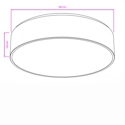 BRILAGI - Stropné svietidlo POOL 4xE27/15W/230V pr. 50 cm IP54 biela