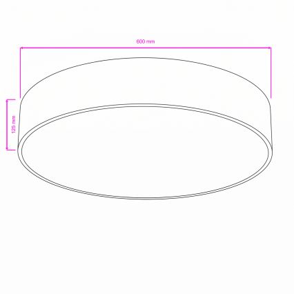 BRILAGI - Stropné svietidlo POOL 5xE27/15W/230V pr. 60 cm IP54 béžová