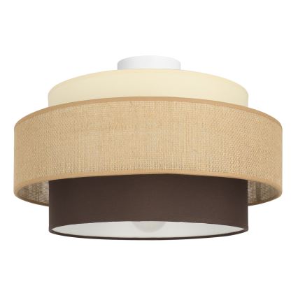 Brilagi - Stropné svietidlo RESNA 1xE27/60W/230V priemer 40 cm béžová/čierna
