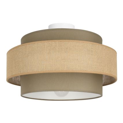 Brilagi - Stropné svietidlo RESNA 1xE27/60W/230V priemer 40 cm hnedá/béžová