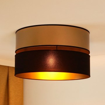 Brilagi - Stropné svietidlo ROYAL 1xE27/15W/230V pr. 40 cm čierna/zlatá