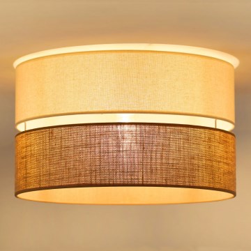 Brilagi - Stropné svietidlo ROYAL YUTE 1xE27/15W/230V pr. 40 cm béžová/krémová