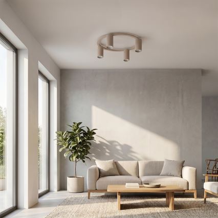 Brilagi - Stropné svietidlo SELE 4xGU10/30W/230V béžové