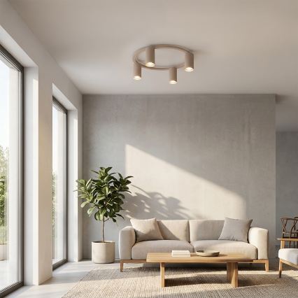 Brilagi - Stropné svietidlo SELE 4xGU10/30W/230V béžové