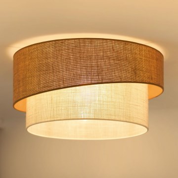 Brilagi - Stropné svietidlo SHINE 1xE27/15W/230V pr. 50 cm béžová/krémová