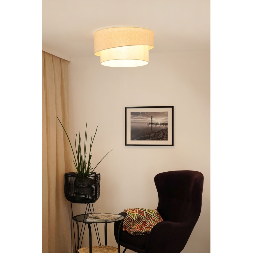 Brilagi - Stropné svietidlo SHINE 1xE27/15W/230V pr. 50 cm krémová