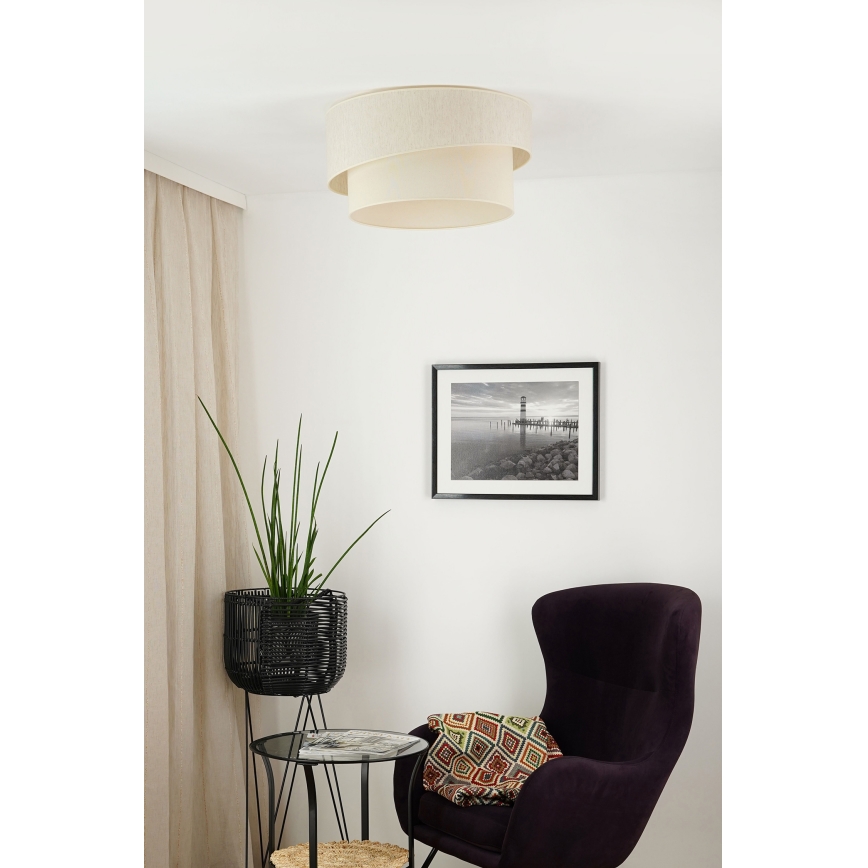 Brilagi - Stropné svietidlo SHINE 1xE27/15W/230V pr. 50 cm krémová