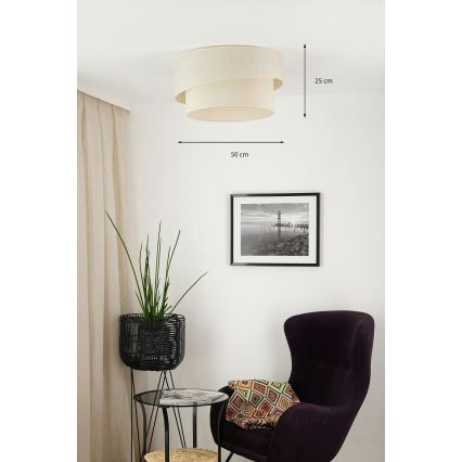 Brilagi - Stropné svietidlo SHINE 1xE27/15W/230V pr. 50 cm krémová