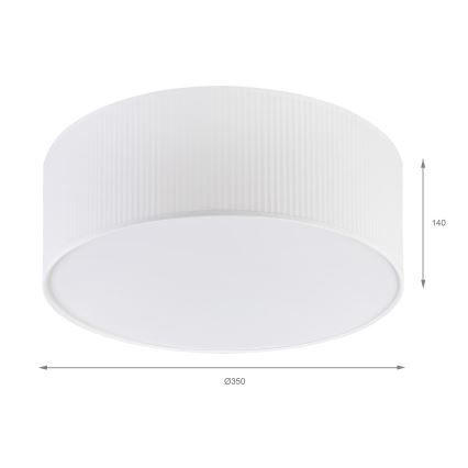 BRILAGI - Stropné svietidlo SIRIJA MODERN 2xE27/60W/230V pr. 35 cm biele