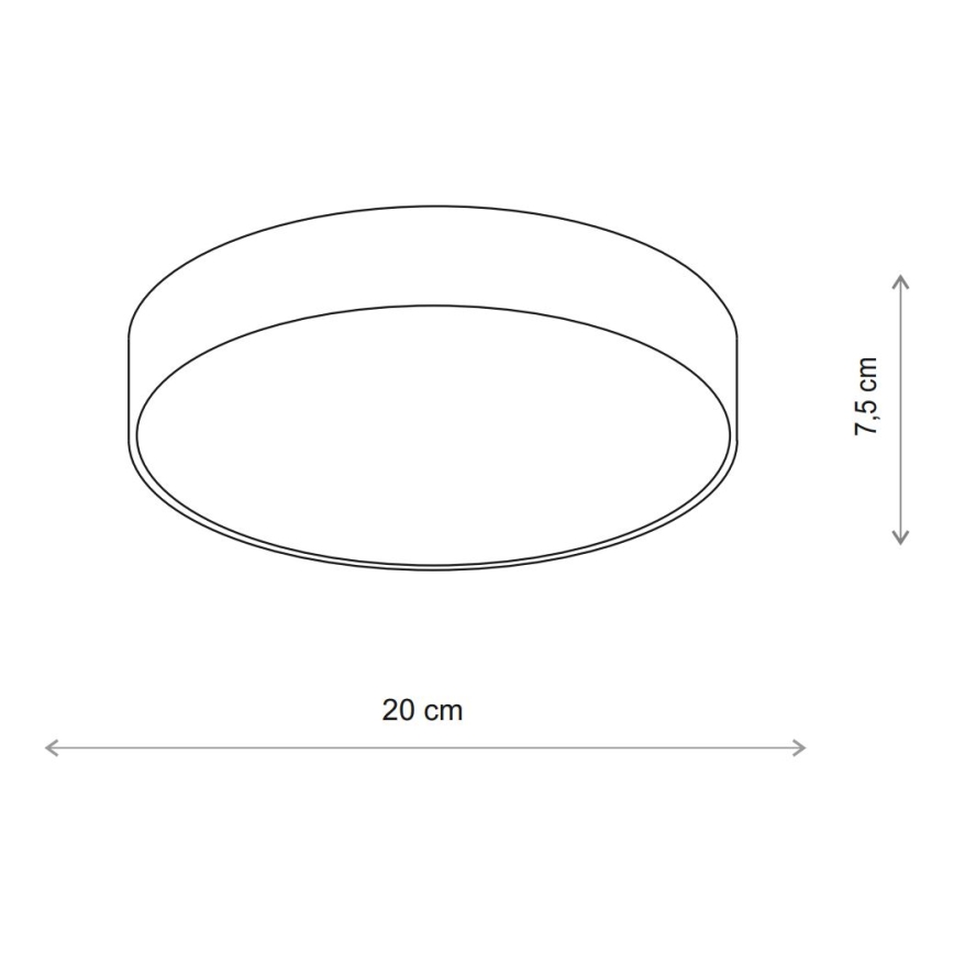 Brilagi - Stropné svietidlo so senzorom CLARE 1xE27/40W/230V pr. 20 cm béžová