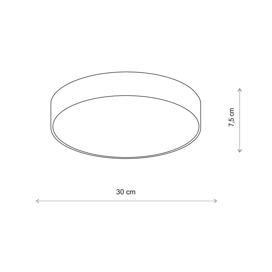 Brilagi - Stropné svietidlo so senzorom CLARE 2xE27/40W/230V pr. 30 cm béžová
