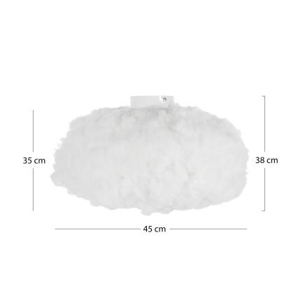 Brilagi - Stropné svietidlo SOLEAIR 1xE27/40W/230V priemer 45 cm biele