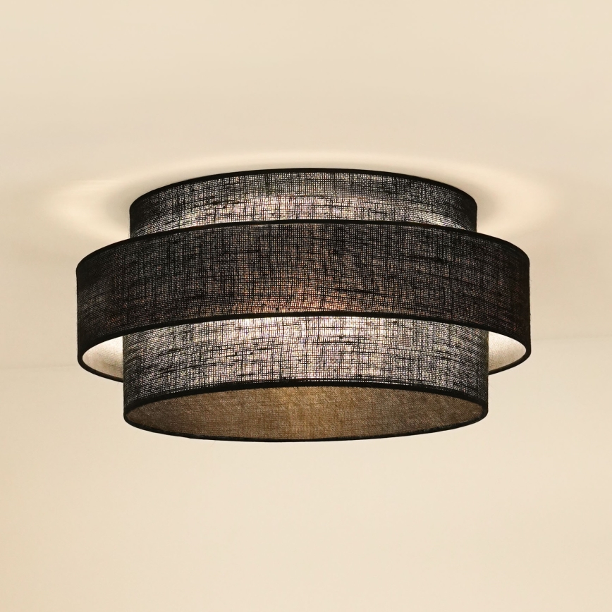 Brilagi - Stropné svietidlo SPACE YUTE LED/12W/230V pr. 50 cm 3000K/4000K/6400K čierna