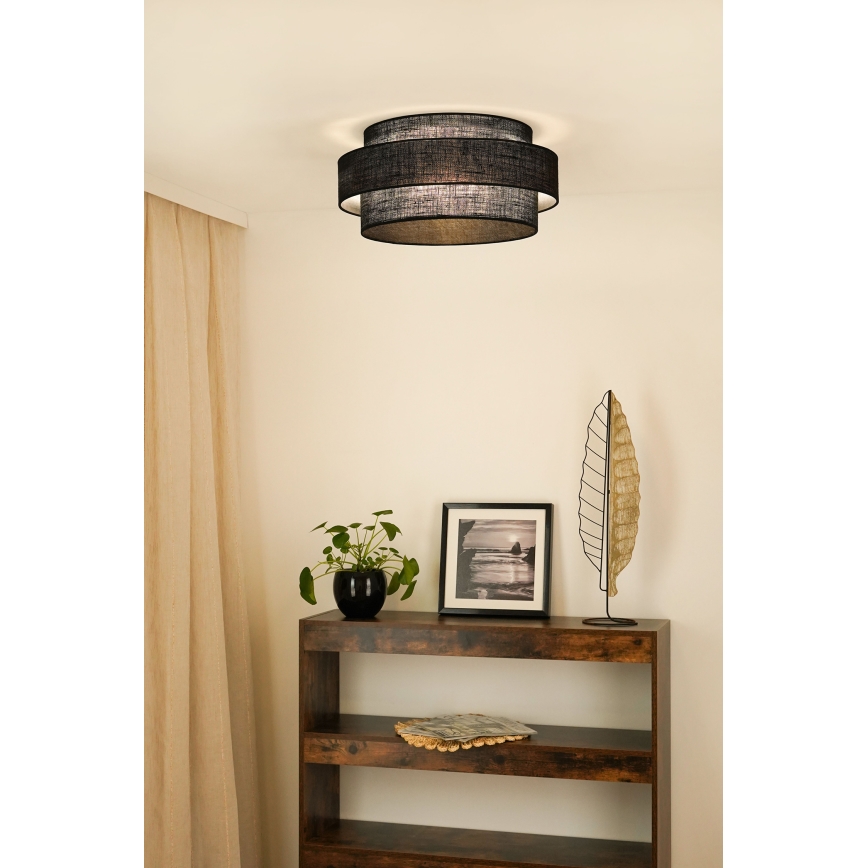 Brilagi - Stropné svietidlo SPACE YUTE LED/12W/230V pr. 50 cm 3000K/4000K/6400K čierna
