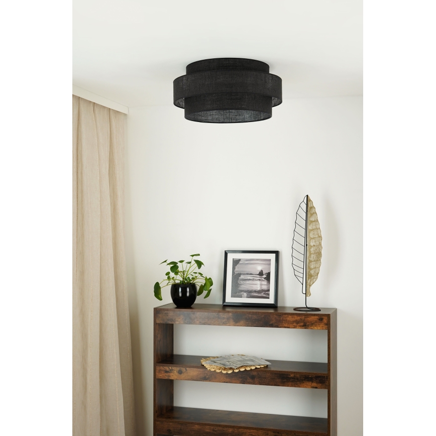 Brilagi - Stropné svietidlo SPACE YUTE LED/12W/230V pr. 50 cm 3000K/4000K/6400K čierna