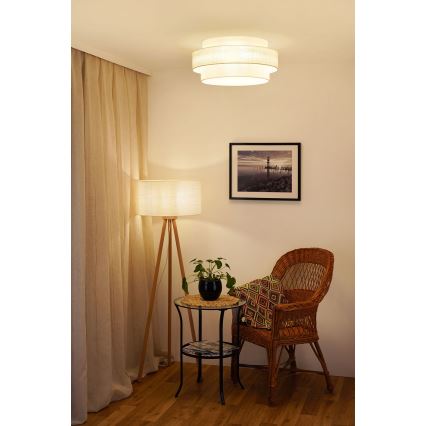 Brilagi - Stropné svietidlo SPACE YUTE LED/12W/230V pr. 50 cm 3000K/4000K/6400K krémová