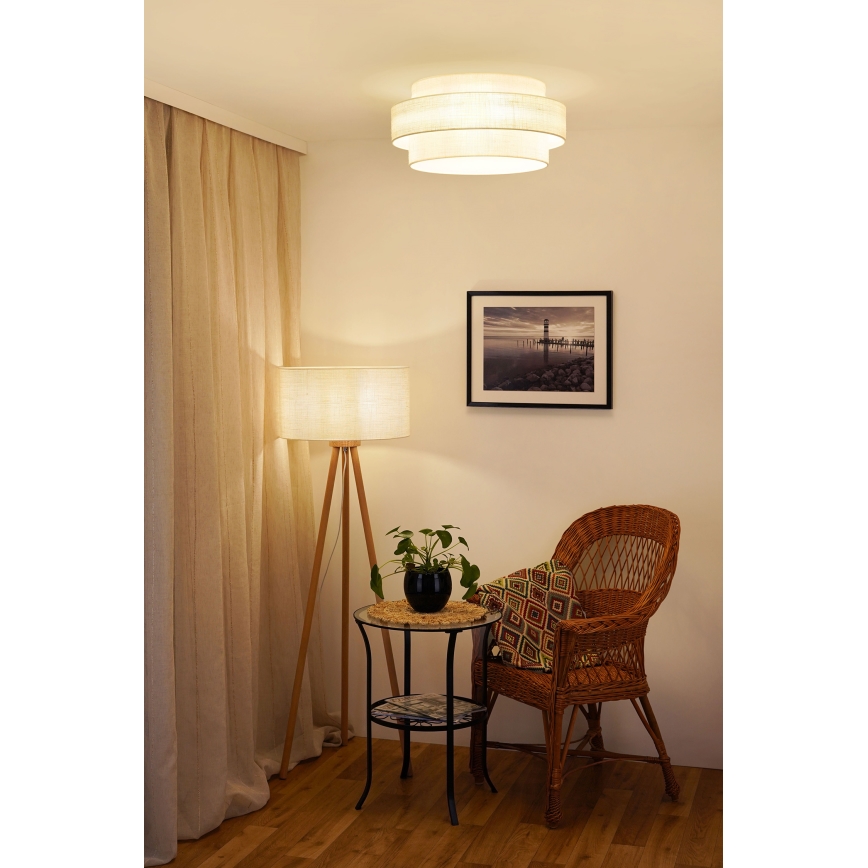 Brilagi - Stropné svietidlo SPACE YUTE LED/12W/230V pr. 50 cm 3000K/4000K/6400K krémová