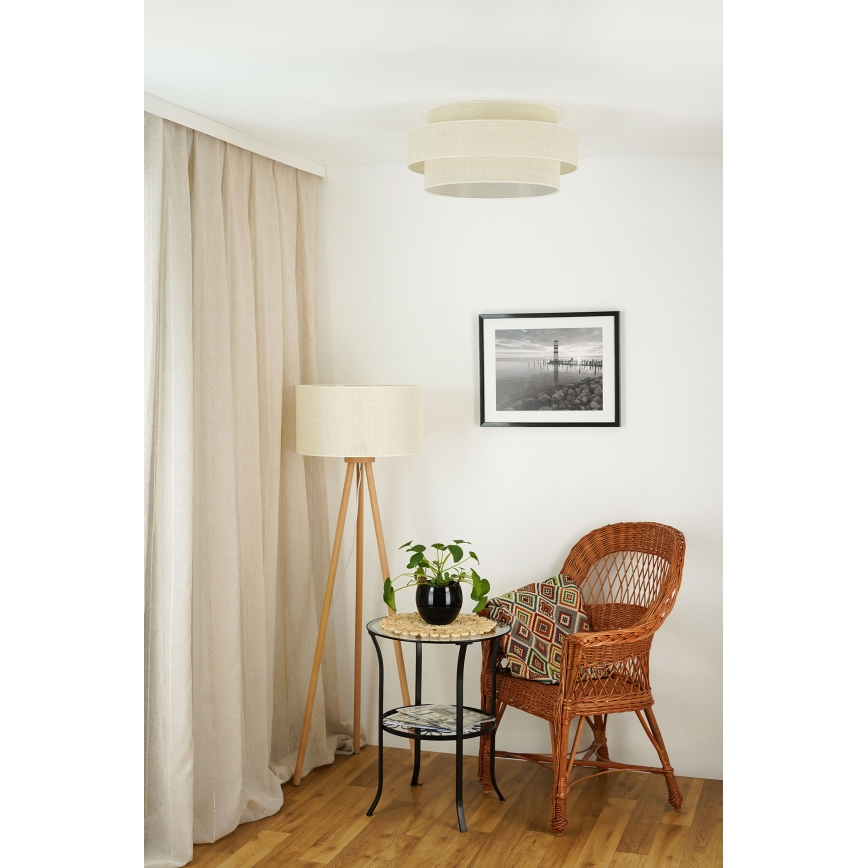Brilagi - Stropné svietidlo SPACE YUTE LED/12W/230V pr. 50 cm 3000K/4000K/6400K krémová