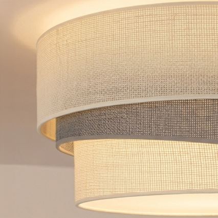 Brilagi - Stropné svietidlo TRIO 1xE27/60W/230V pr. 40 cm krémová/šedá