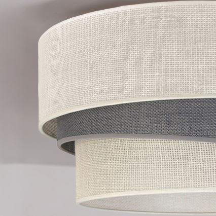 Brilagi - Stropné svietidlo TRIO 1xE27/60W/230V pr. 40 cm krémová/šedá