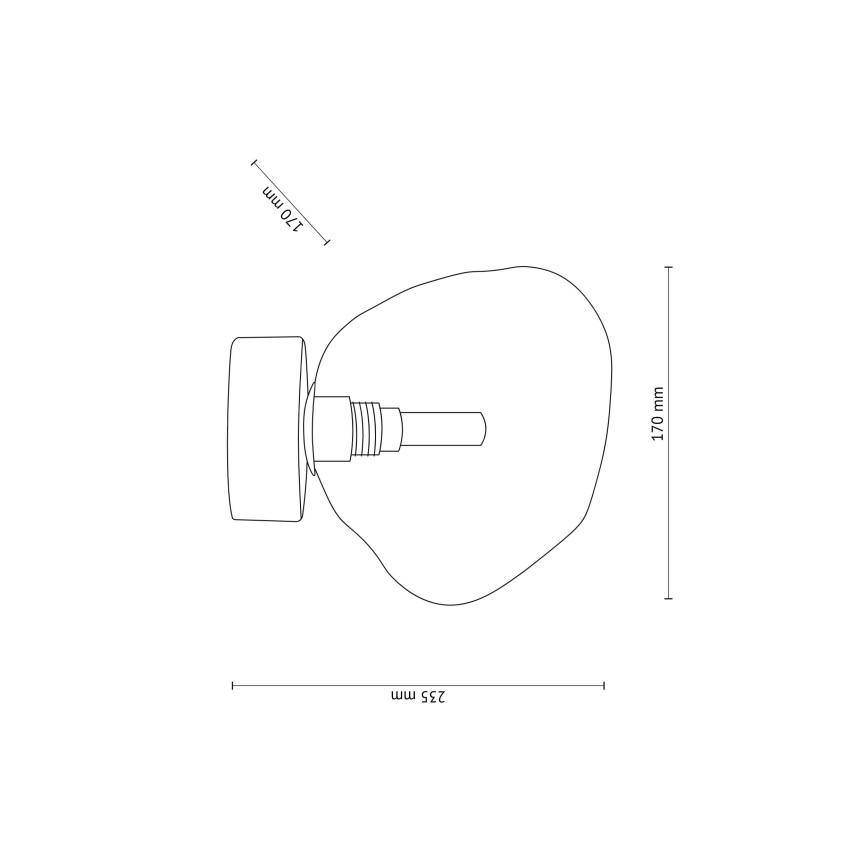 Brilagi - Stropné svietidlo VULCANO 1xG9/8W/230V hnedá/dymovo-béžová