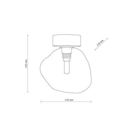 Brilagi - Stropné svietidlo VULCANO 1xG9/8W/230V zlatá/dymová béžová