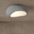 BRILAGI - Stropné svietidlo WABI SABI 1xE27/60W/230V pr. 40 cm sivé