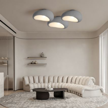 BRILAGI - Stropné svietidlo WABI SABI 1xE27/60W/230V pr. 40 cm sivé