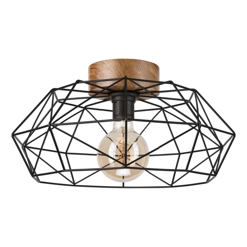 Brilagi - Stropné svietidlo WOODY BASKET 1xE27/60W/230V pr. 40 cm dub orech