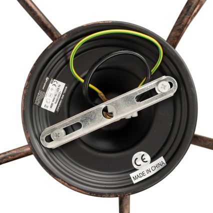 Brilagi - Tiffany vitračný prisadený luster JUNGLE 6xE27/60W/230V priemer 60 cm