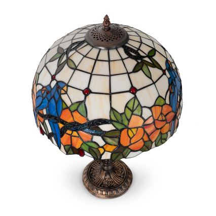 Brilagi - Tiffany vitrážná stolná lampa JUNGLE 2xE27/60W/230V