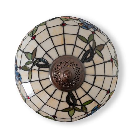 Brilagi - Tiffany vitrážná stolná lampa JUNGLE 2xE27/60W/230V