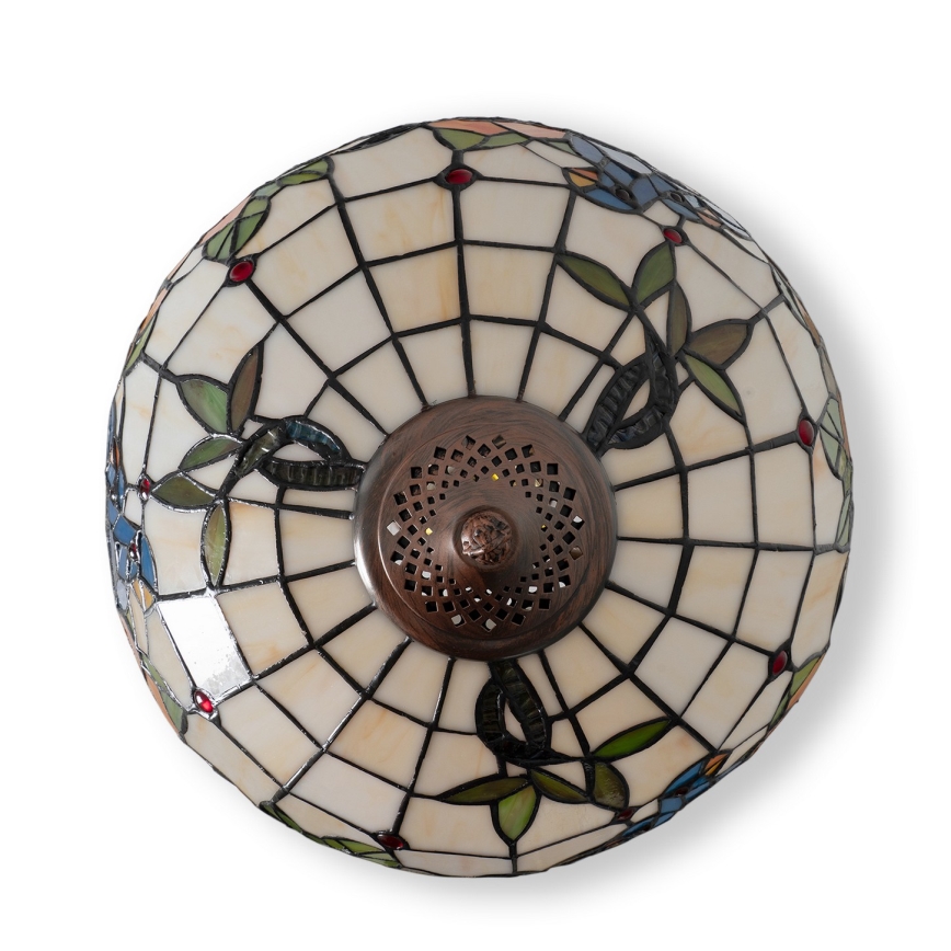 Brilagi - Tiffany vitrážná stolná lampa JUNGLE 2xE27/60W/230V
