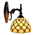 BRILAGI - Tiffany vitrážová nástenná lampa IVORY SMOOTH 1xE14/40W/230V