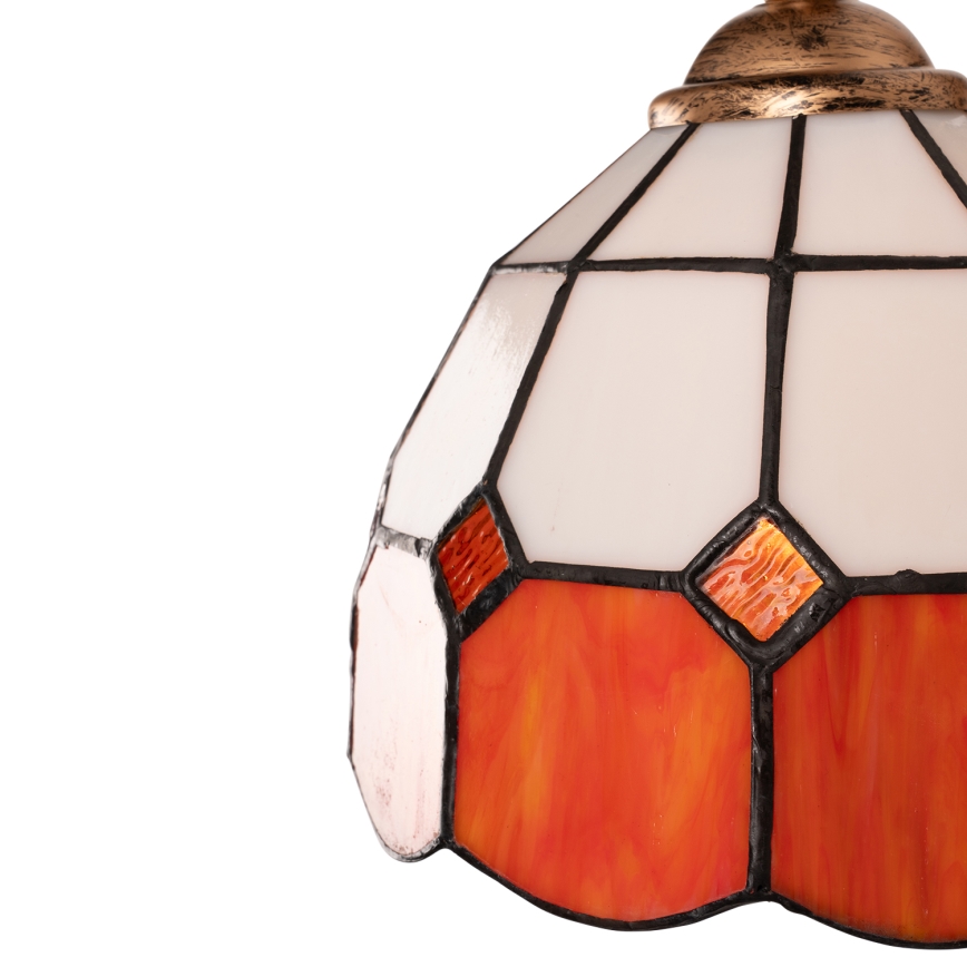 Brilagi - Tiffany vitrážová nástenná lampa SIENNA 1xE14/40W/230V