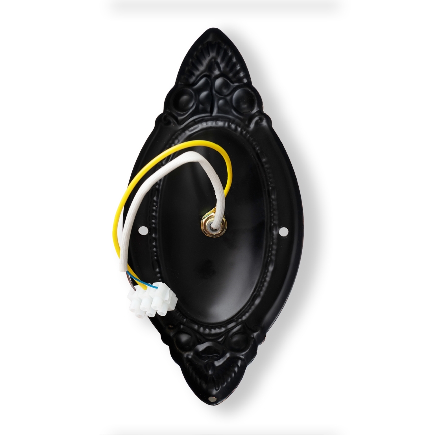 Brilagi - Tiffany vitrážová nástenná lampa Slonovinová 1xE14/40W/230V