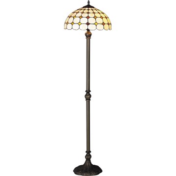Brilagi - Tiffany vitrážová stojacia lampa DORAN 2xE27/60W/230V