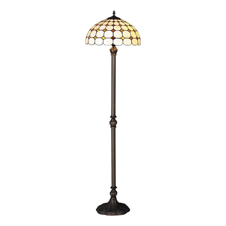 Brilagi - Tiffany vitrážová stojacia lampa DORAN 2xE27/60W/230V