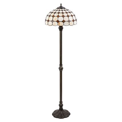 Brilagi - Tiffany vitrážová stojacia lampa DORAN 2xE27/60W/230V